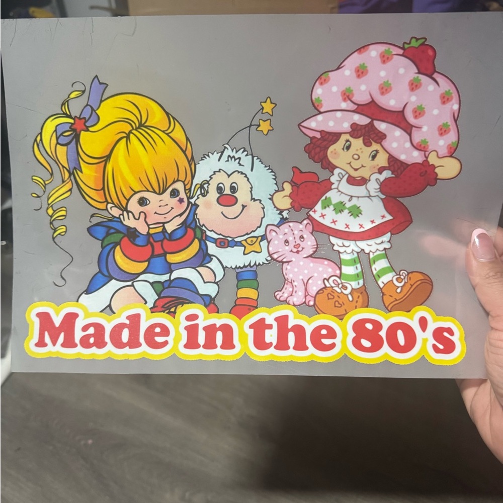made in the 80s Strawberry shortcake and rainbow Brite vinyl
